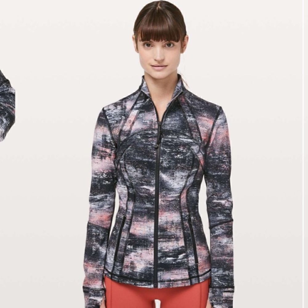 NWOT RARE Lululemon define jacket Azurite Poppy Coral Multi 2
